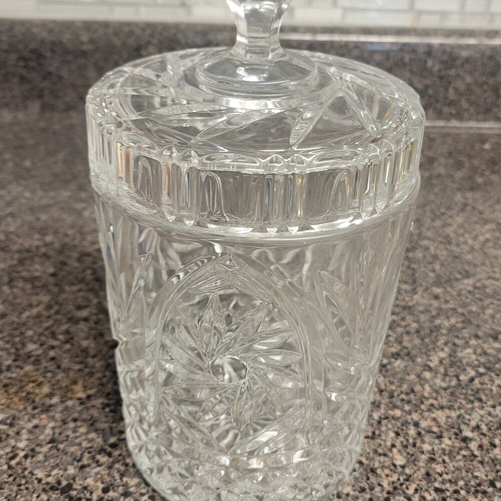 Vintage St. George Biscuit Barrell Tuscany Model Fan and Pinwheel design